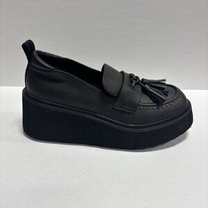 Rocket Dog Black Platform Loafers